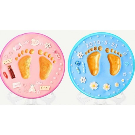 Набор для изготовления слепков ручек и ножек малыша Baby Hands and Feet Prints оптом-5