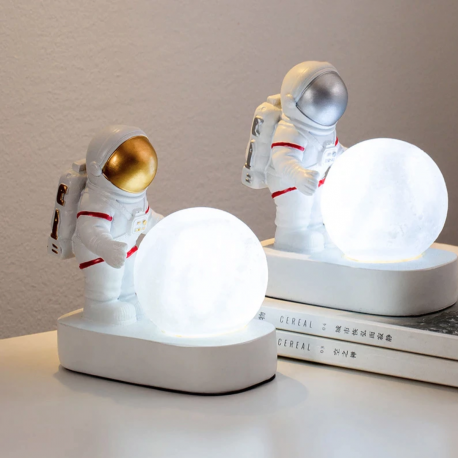Декоративный светящийся ночник Астронавт и Луна  оптом-6