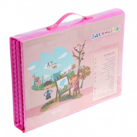 Набор художника 176 предметов с мольбертом  оптом-1