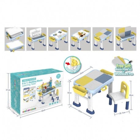Развивающий столик Building Blocks Learning Table  оптом-3