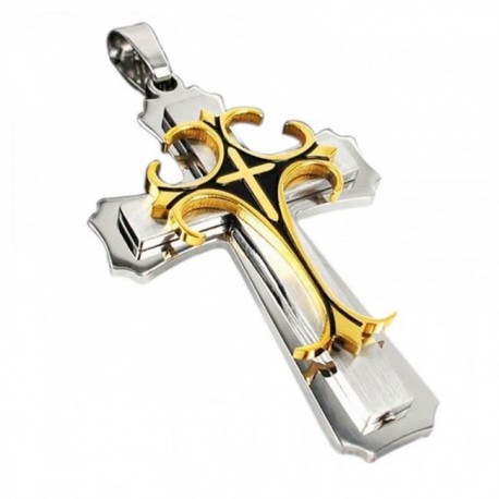 Мужской кулон крест Steel Rage  оптом