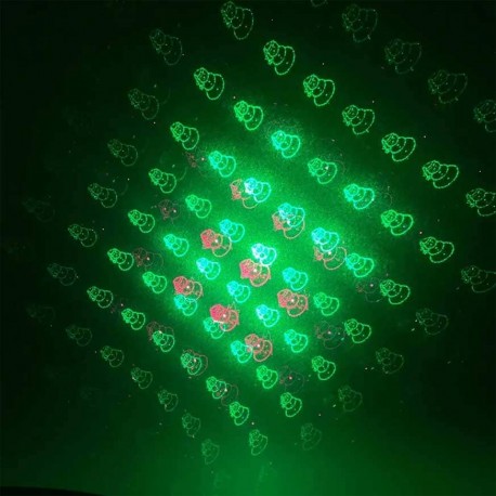 Лазерный проектор музыкальный Мини Perty Light 10 х 9,5 х 7,5 см  оптом-4