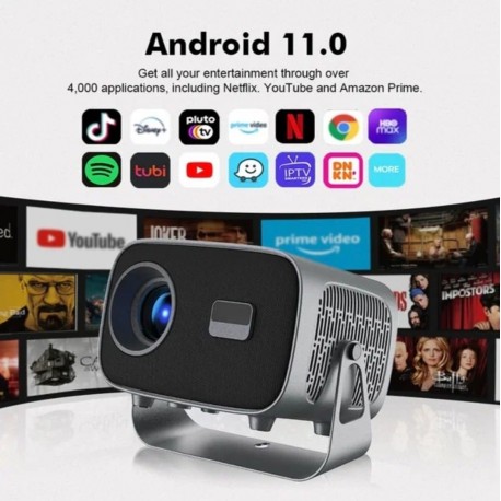 Портативный проектор T15 PRO 1080p Full HD с пультом управления-2