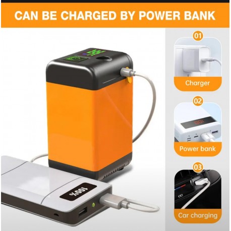 Аккумуляторный Душ портативный для кемпинга и отдыха-3