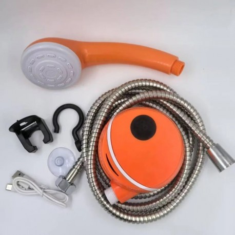 Походный аккумуляторный душ с датчиком температуры-2