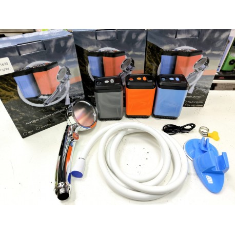 Портативный душ для кемпинга и дачи на аккумуляторе-1