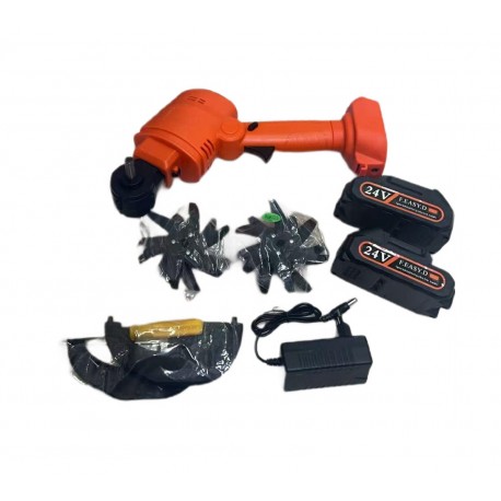 Аккумуляторная садовая электротяпка, ручной культиватор-3