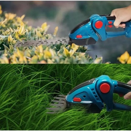 Кусторез садовый аккумуляторный с 2 АКБ  оптом-11