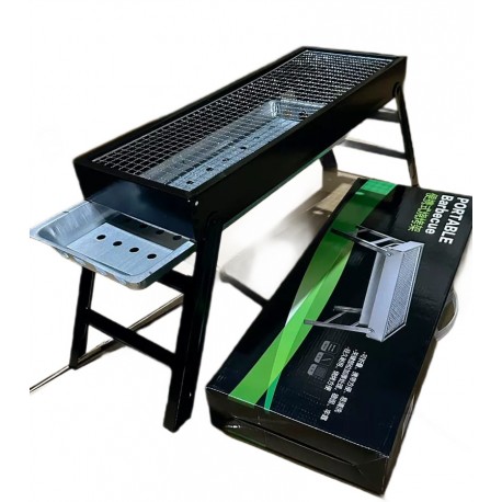 Мангал складной PORTABLE Barbecue с решеткой для барбекю-1