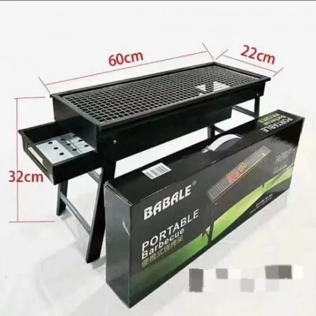 Мангал складной PORTABLE Barbecue с решеткой для барбекю-2