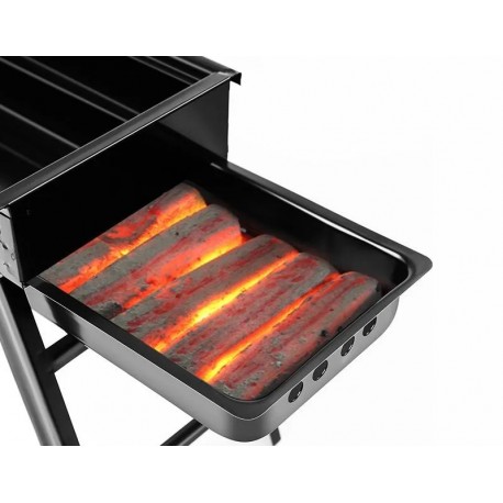 Мангал складной PORTABLE Barbecue с решеткой для барбекю-7