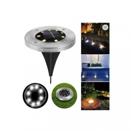 Подсветка на солнечных батареях Disk Lights 4 шт  оптом