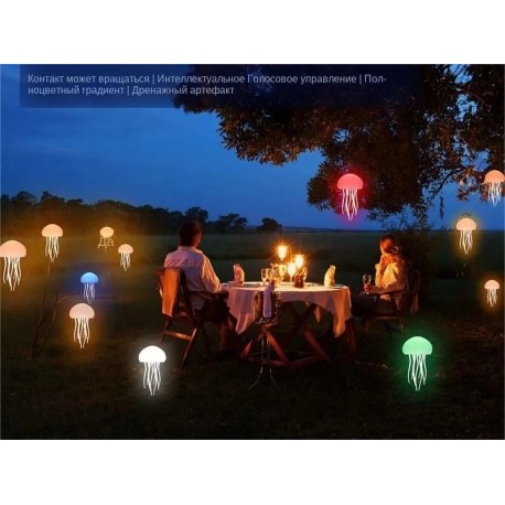 Садово-парковый светильник МЕДУЗА с голосовым управлением, подвижные ножки  оптом-6