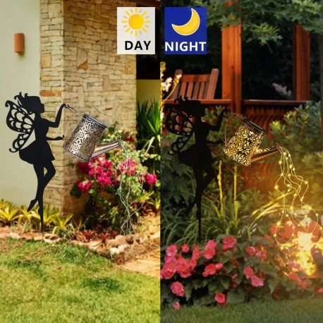 Садовый декоративный светильник Подсветка Чайника, с кронштейном-4