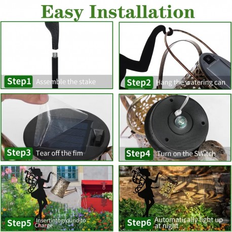 Садовый декоративный светильник Подсветка Чайника, с кронштейном-3