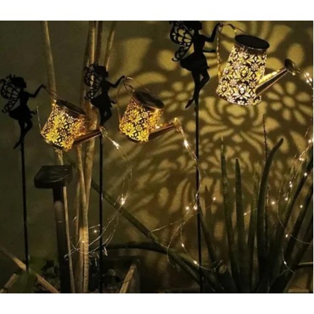 Садовый декоративный светильник Подсветка Чайника, с кронштейном-6