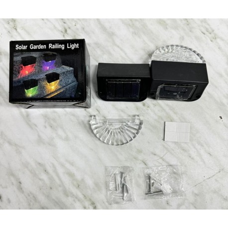 Светодиодные уличные фонари на солнечной энергии для сада, пруда, бассейна 2 шт-4