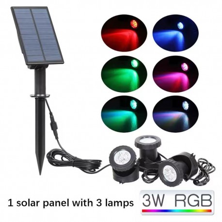 Уличный светильник для освещения сада, дорожек, газона на солнечной батарее-5