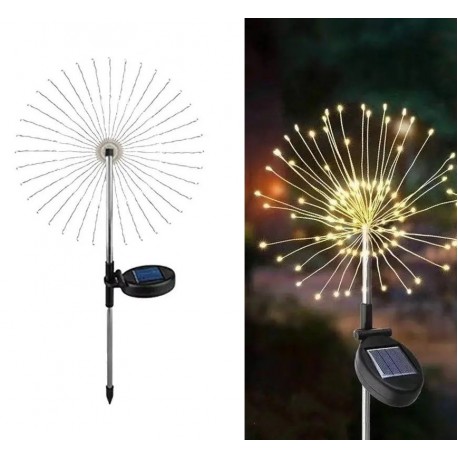 Садовый светильник ФЕЙЕРВЕРК 200 диодов на солнечной батарее 2 шт  оптом