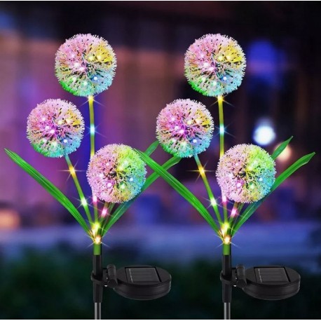 Садовый светильник уличный ОДУВАНЧИК на солнечной батарее 2 шт  оптом-4