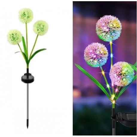 Садовый светильник уличный ОДУВАНЧИК на солнечной батарее 2 шт  оптом