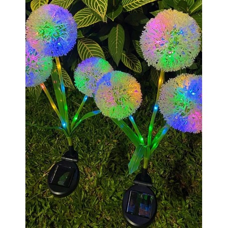 Садовый светильник уличный ОДУВАНЧИК на солнечной батарее 2 шт  оптом-6