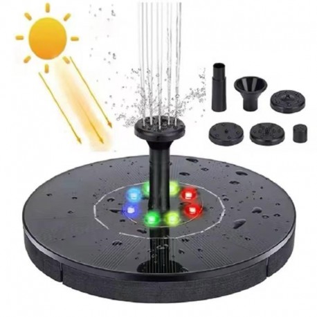 Садовый фонтан-фонарь на солнечной батарее ⌀16 см-1