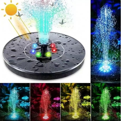 Садовый фонтан-фонарь на солнечной батарее ⌀16 см-3