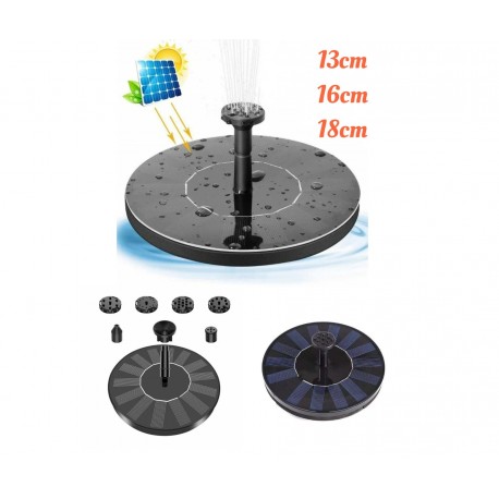 Садовый мини-фонтан на солнечной батарее ⌀13 см  оптом-5