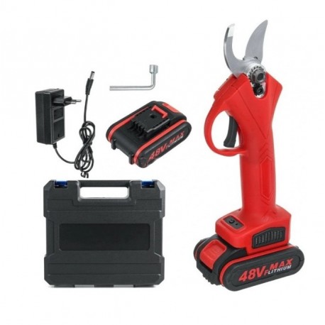 Садовый секатор аккумуляторный с 2 аккумуляторами 48V  оптом-3
