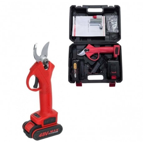 Садовый секатор аккумуляторный с 2 аккумуляторами 48V  оптом-1