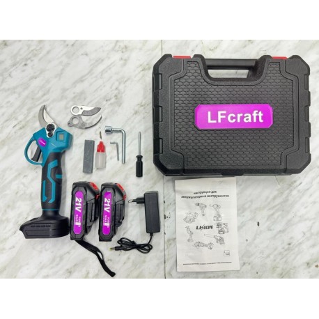 Секатор-сучкорез LFcraft аккумуляторный с цифровым таблом-4