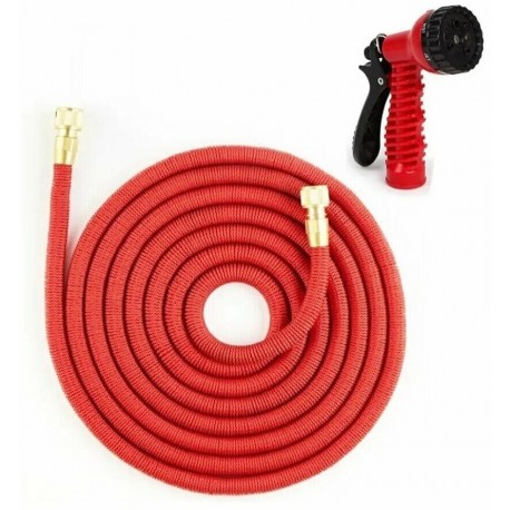 Шланг растягивающийся садовый для полива с насадкой 10-50м  оптом-9