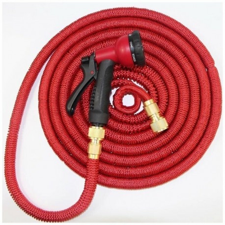 Шланг растягивающийся садовый для полива с насадкой 10-50м  оптом-1