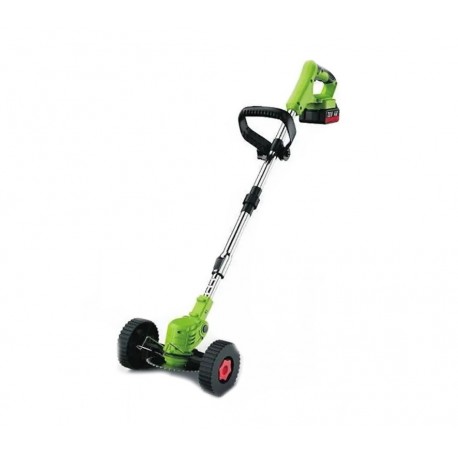 Триммер садовый аккумуляторный на 2 колесиках-1