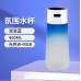 Светящиеся бутылка для воды 450 мл прозрачная с зарядкой Type-C оптом
