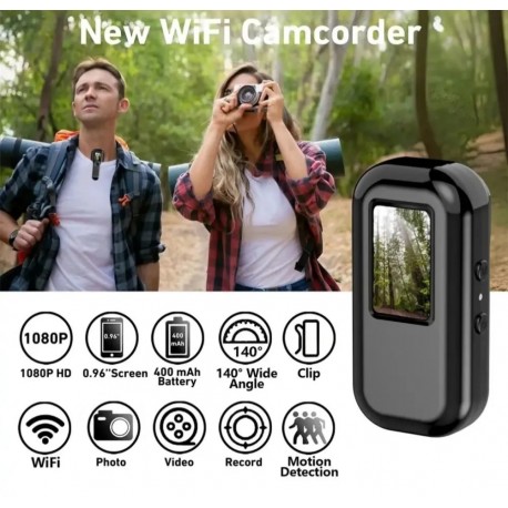 Компактная нательная мини-камера Wi-Fi Sports Camera для спорта  оптом-5