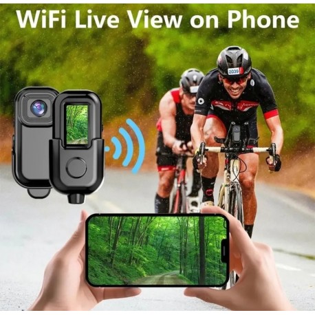 Компактная нательная мини-камера Wi-Fi Sports Camera для спорта  оптом-8