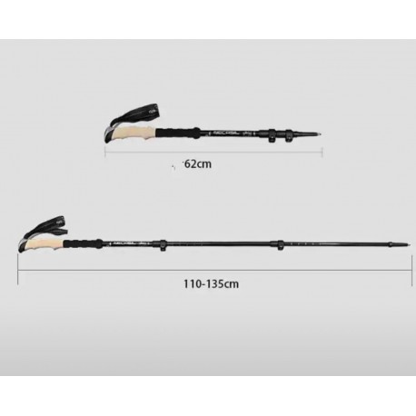 Скандинавские палки для ходьбы 62 - 135 см  оптом-3