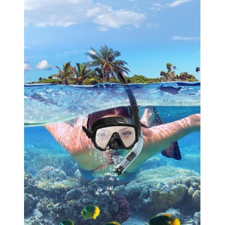 Комплект для снорклинга и подводного плавания-9