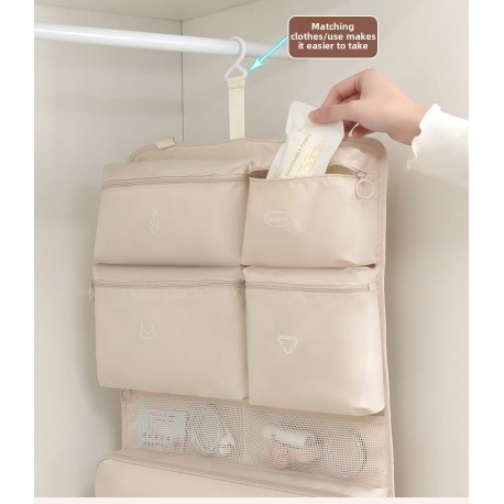 Дорожная сумка для багажа 7 в 1, подвесная, с несколькими карманами-4