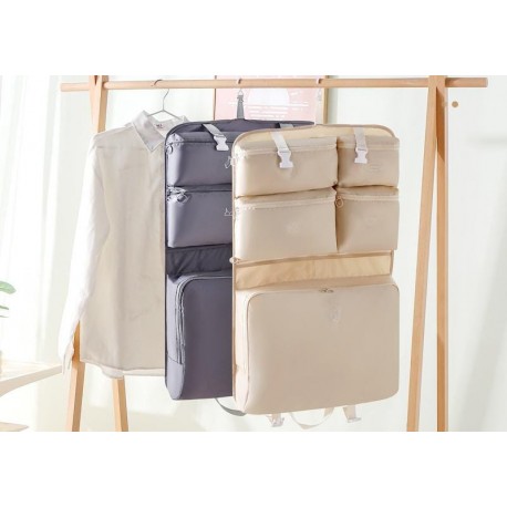 Дорожная сумка для багажа 7 в 1, подвесная, с несколькими карманами-9