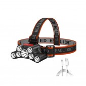 Фонарь налобный светодиодный F-T26 7 ламп 