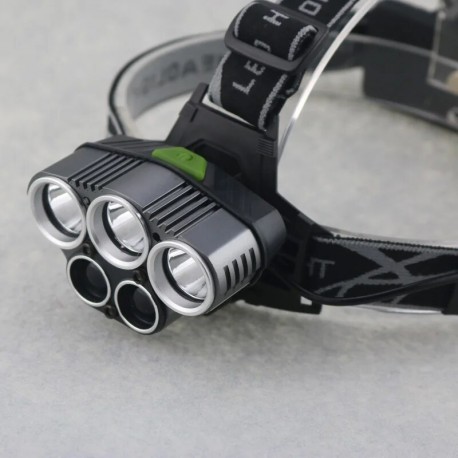 Налобный туристический фонарь с 5 светодиодами  оптом-9