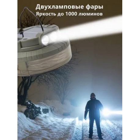 Аккумуляторный уличный фонарь для кемпинга, с гирляндой-8