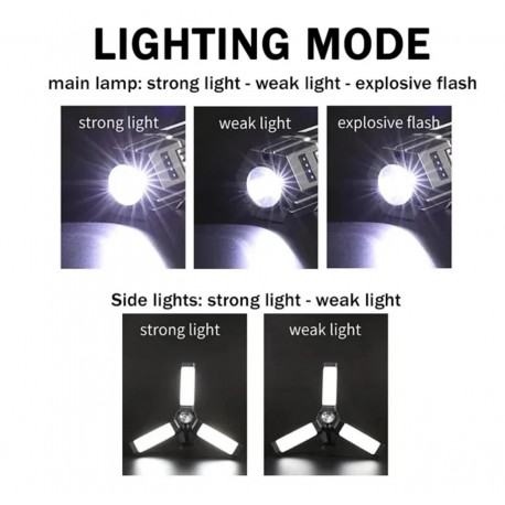 Кемпинговый фонарь перезаряжаемый светодиодный с магнитом-2