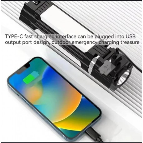 Кемпинговый фонарь перезаряжаемый светодиодный с магнитом-4