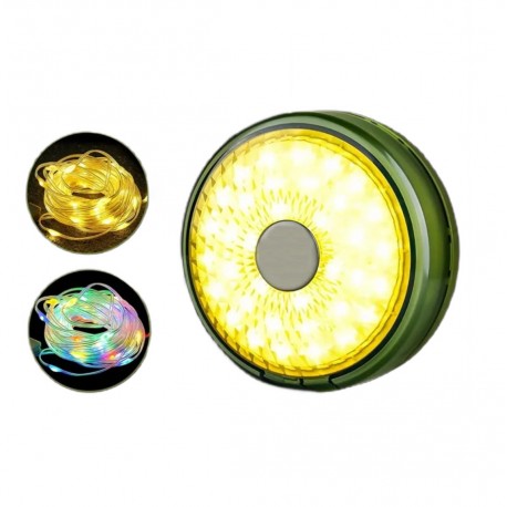 Кемпинговый фонарь с гирляндой на аккумуляторе с PowerBank