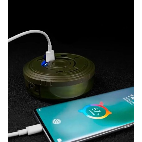 Кемпинговый фонарь с гирляндой на аккумуляторе с PowerBank-6