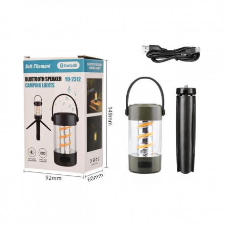 Светодиодный фонарь BLUETOOTH SPEAKER CAMPING LIGHTS YD-2312 с Bluetooth колонкой-6